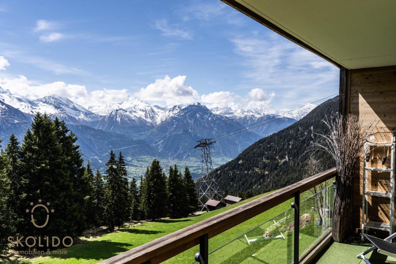 Haus Caroline, Riederalp Mitte Leilighet Eksteriør bilde