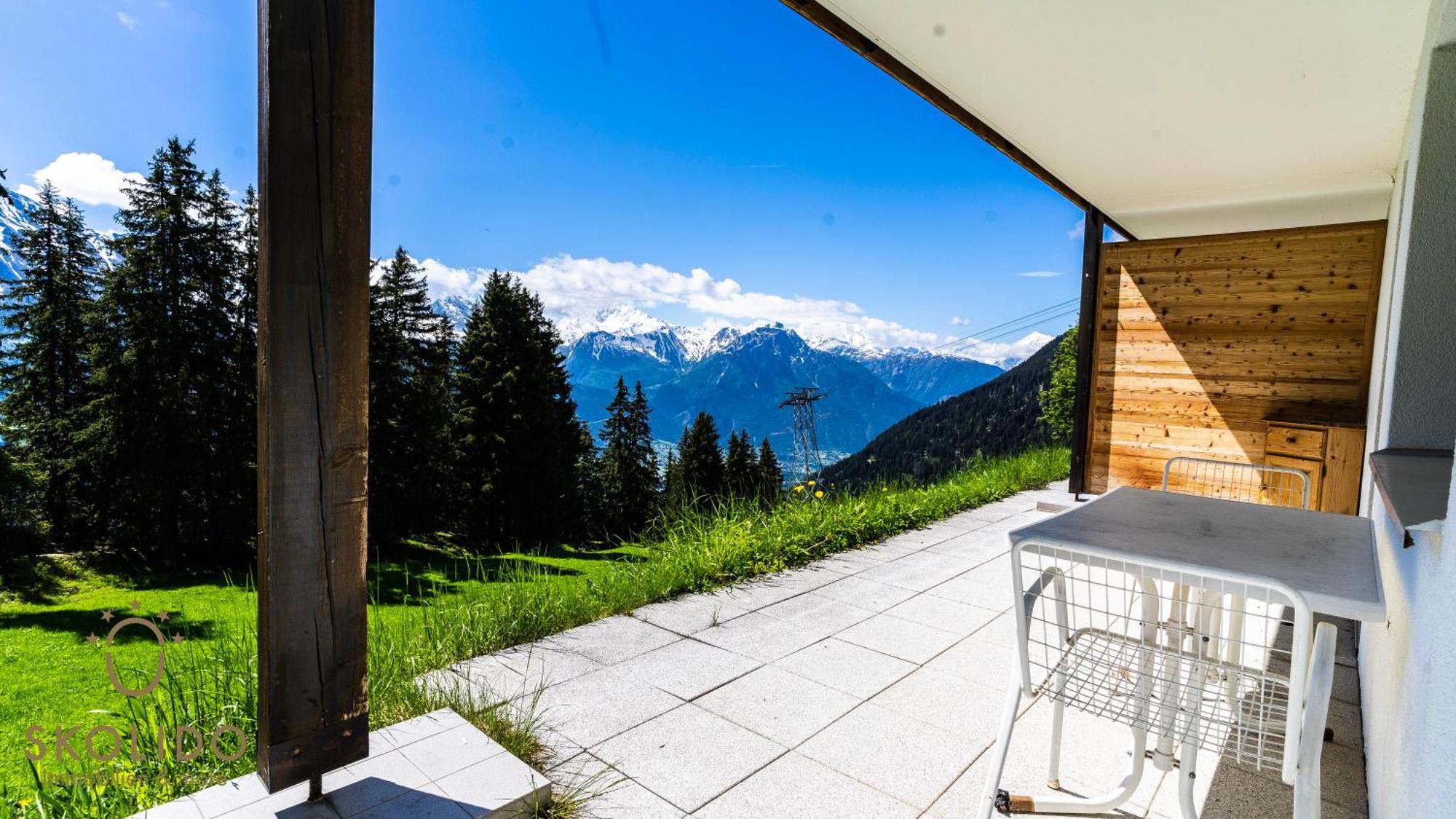Haus Caroline, Riederalp Mitte Leilighet Eksteriør bilde